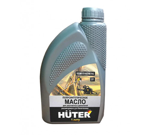 Масло 2-х тактное HUTER полусинтетическое 1л 2т