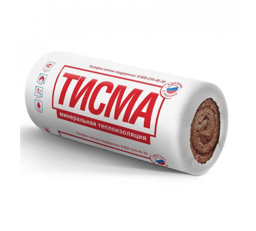 Утеплитель УТЕПЛИТЕЛЬ ТИСМА TR 043 8300*1200*50 19,92 М2