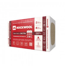 Утеплитель ROCKWOOL ЛАЙТ БАТТС ЭКСТРА 1000*600*50ММ (УП.8ШТ.,4,8 М2, 0,24 М3)