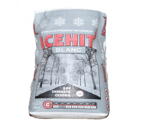 Антигололед Противогололедный реагент ICEHIT Blanc 25кг