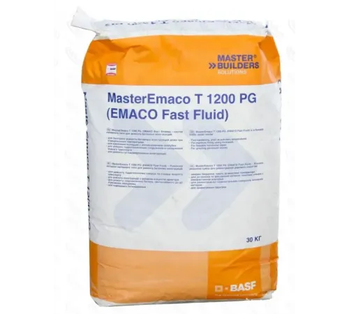 Ремонтная смесь Эмако SikaEmaco / ЗикаЭмако T 1200 PG (MasteEmaco Fast Fluid) 25 кг